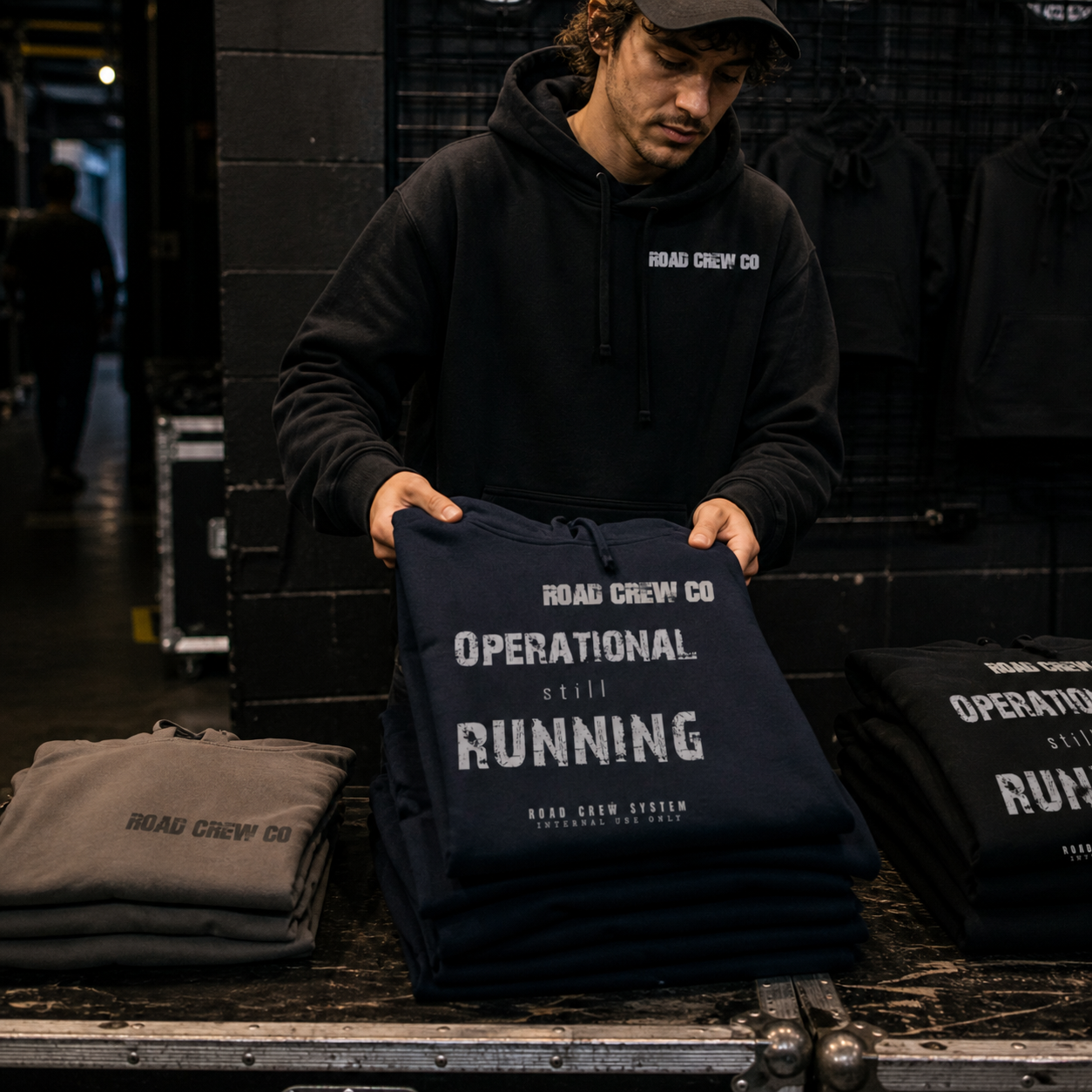 Operational - Still Running — Road Crew Apparel Co