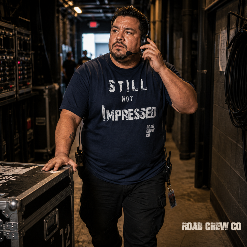 Still Not Impressed Road Crew Co T-Shirt