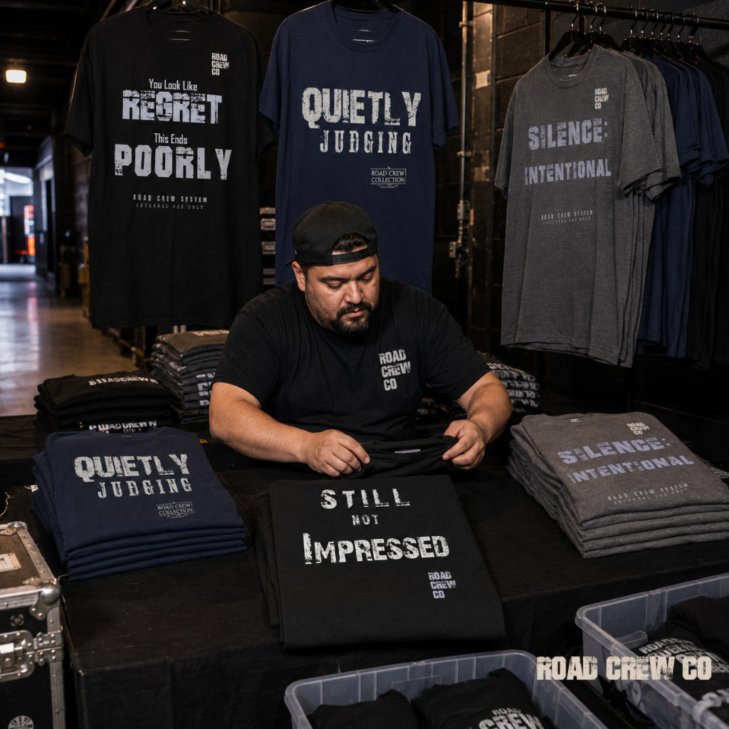 Still Not Impressed Road Crew Co T-Shirt