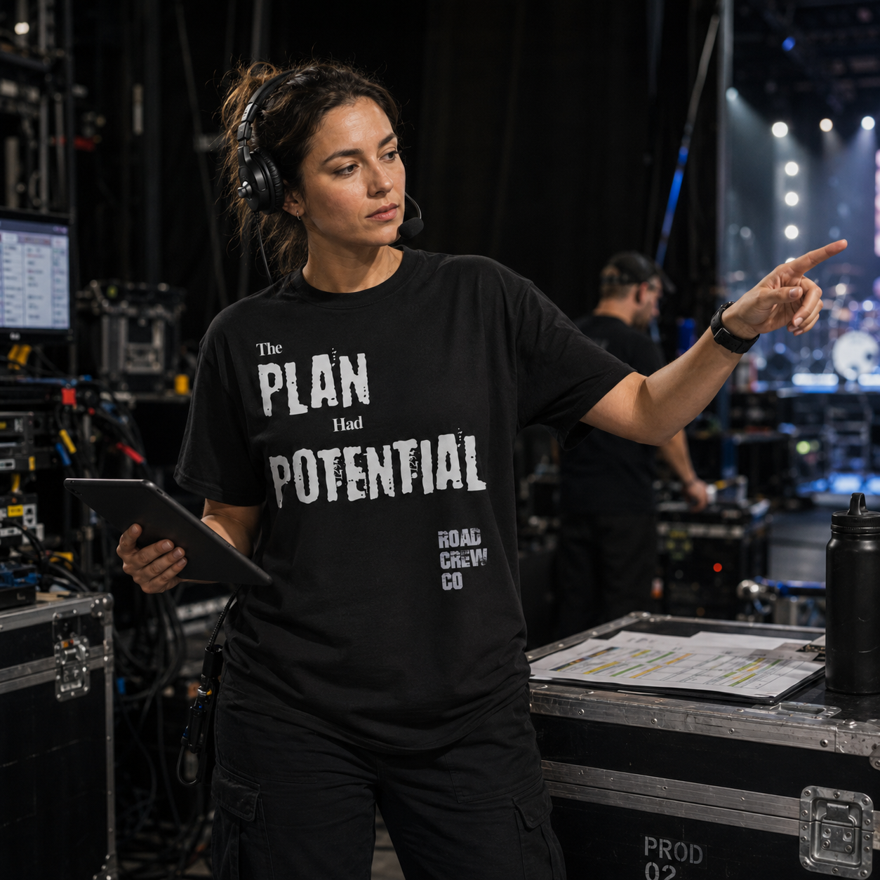The Plan Had Potential Road Crew Co T-Shirt